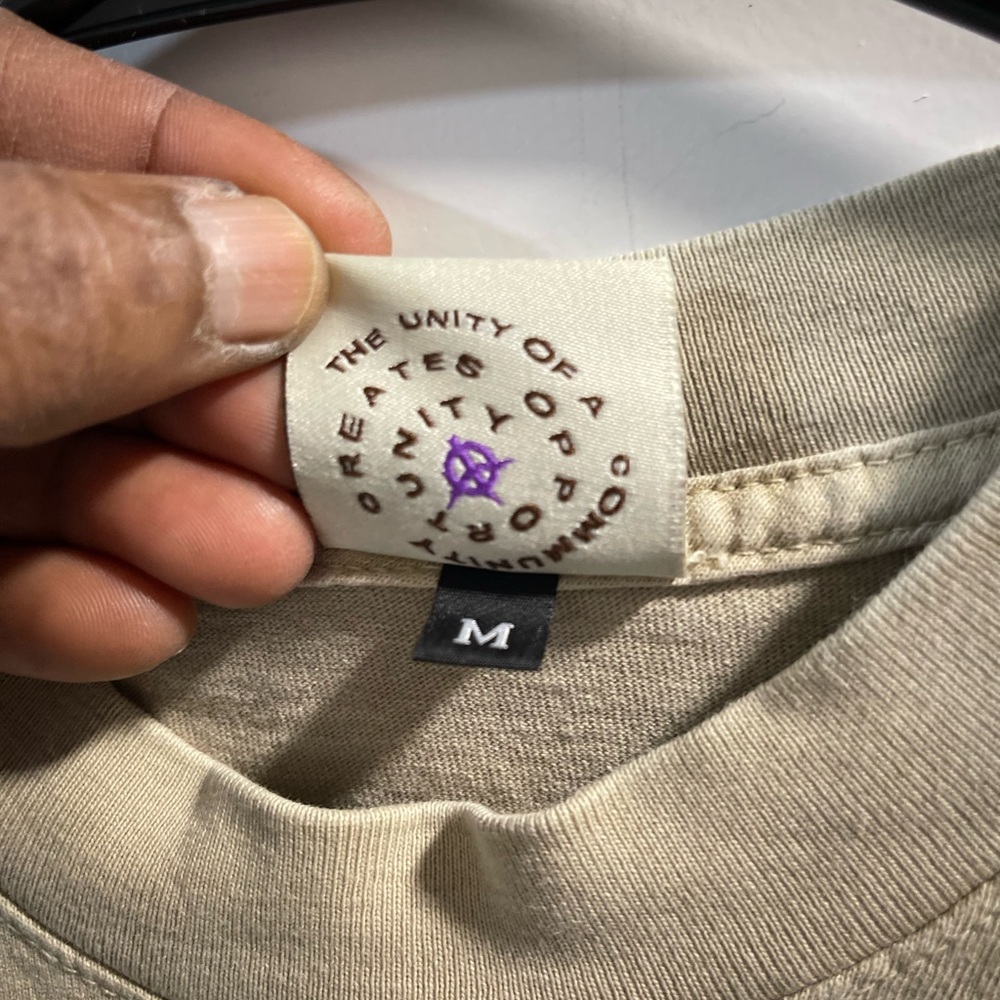 Kids Of Immiorants Beige 'For The Culture' Short Sleeve Graphic Tee - Picture 3 of 9
